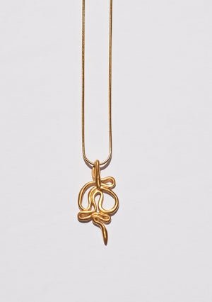 Asp Serpent Snake Necklace