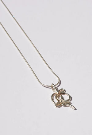 Asp Serpent Snake Necklace