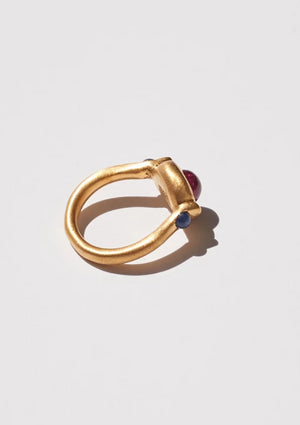 Protector Ruby Sapphire Ring 